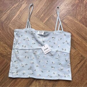 blue cotton on tank top